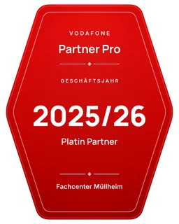 Vodafone Partner Pro, Platin Partner, Geschäftsjahr 2025/26, Fachcenter Müllheim